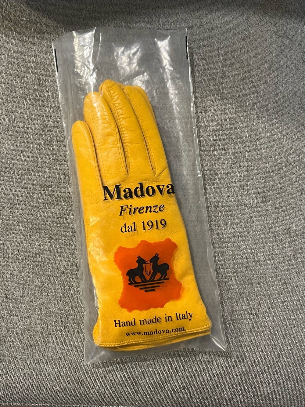 NEW Madova Firenze Handmade Italian Leather Cashmere-Lined Gloves